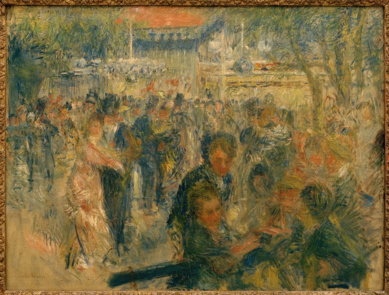 الكرة في Moulin de la Galette بواسطة بيير أوغست رينوار