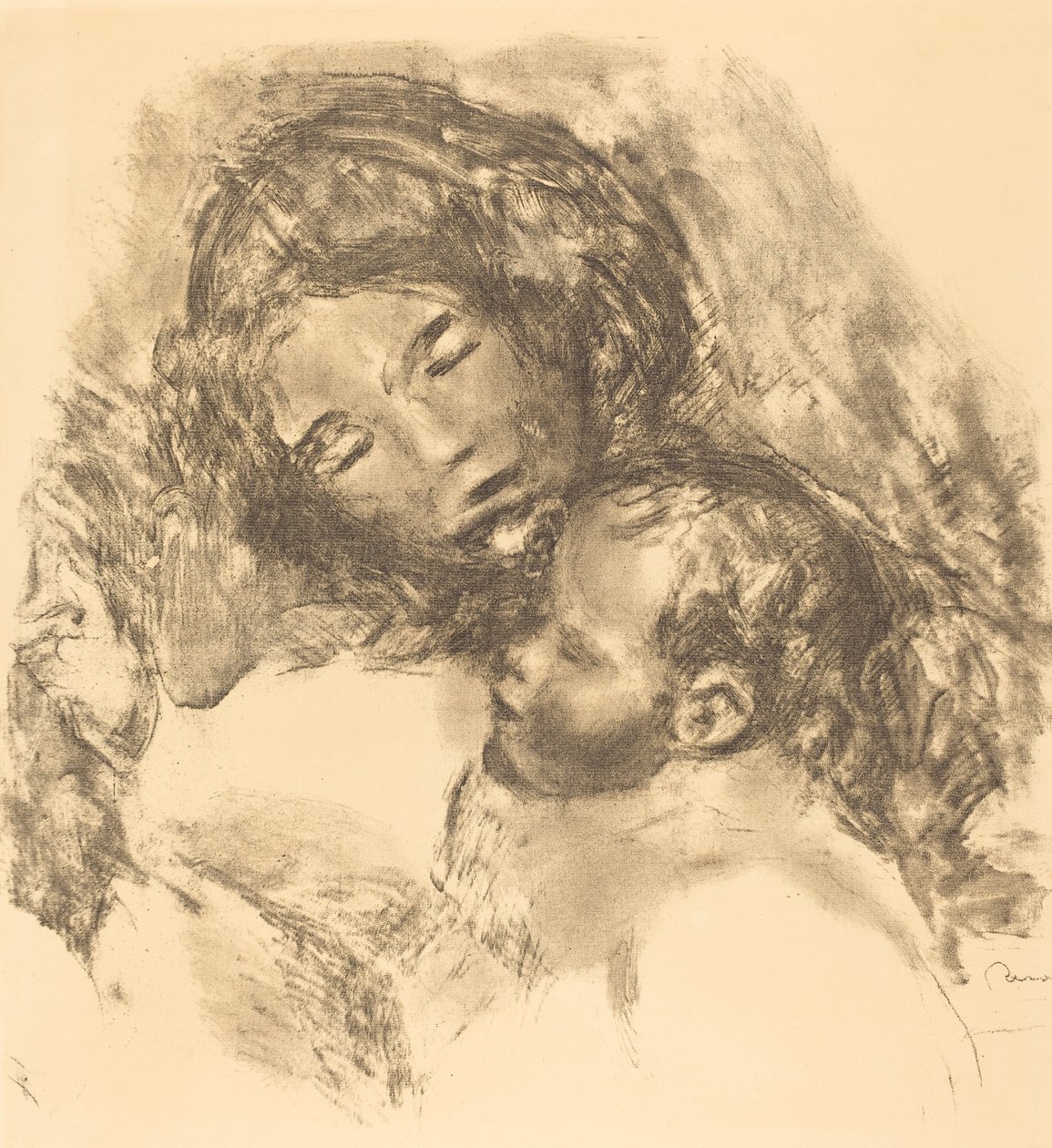أمومة ، ج. 1912. بواسطة بيير أوغست رينوار