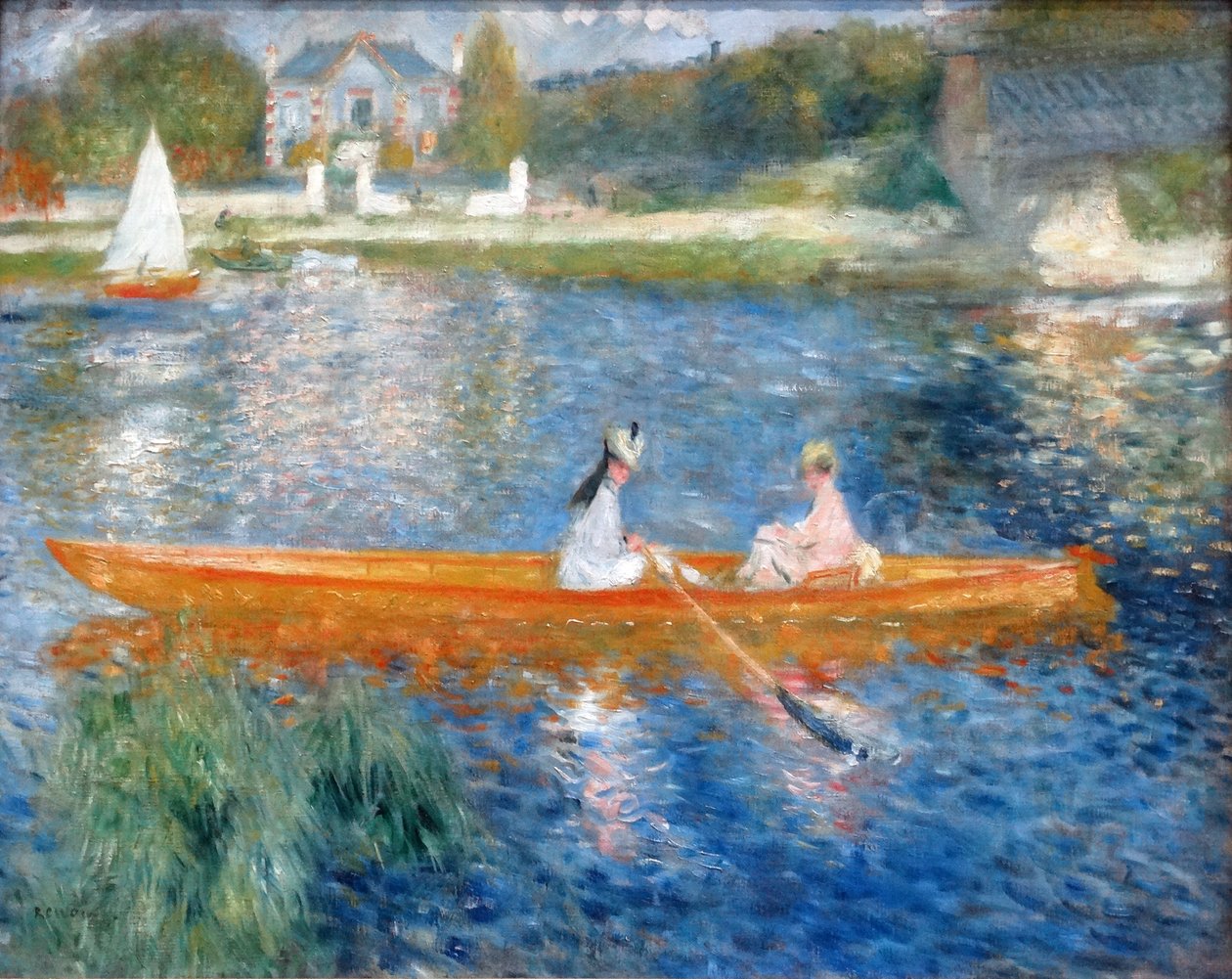لوحة بعنوان "The Skiff (La Yole)" لبيير أوغست رينوار بواسطة بيير أوغست رينوار