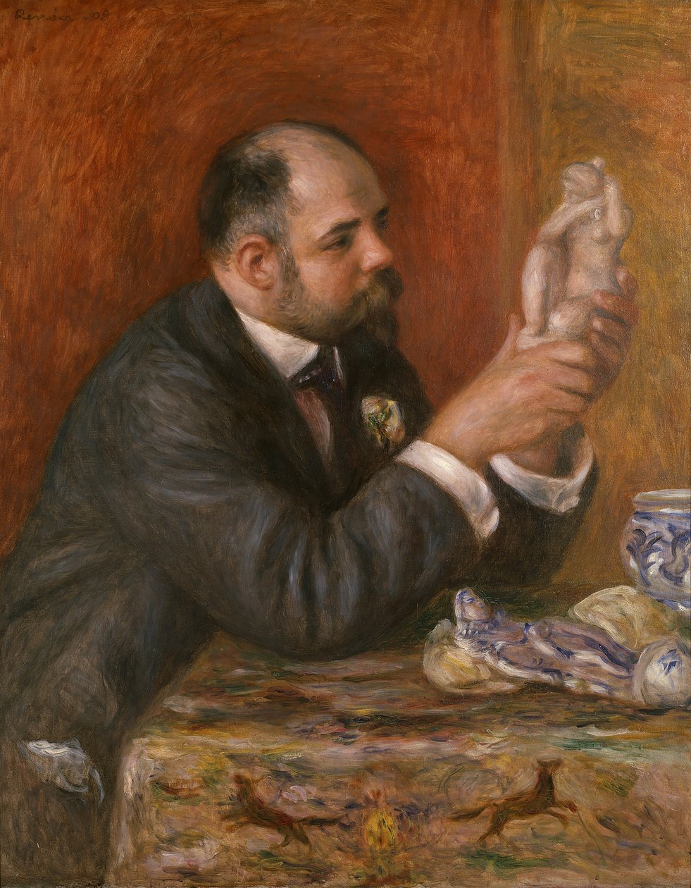 صورة أمبرواز فولارد 1865-1939 ، 1908. بواسطة بيير أوغست رينوار
