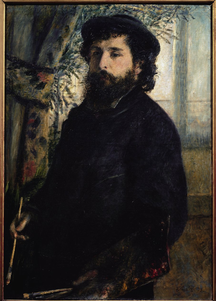 Portrait of Claude Monet (oil on canvas بواسطة بيير أوغست رينوار