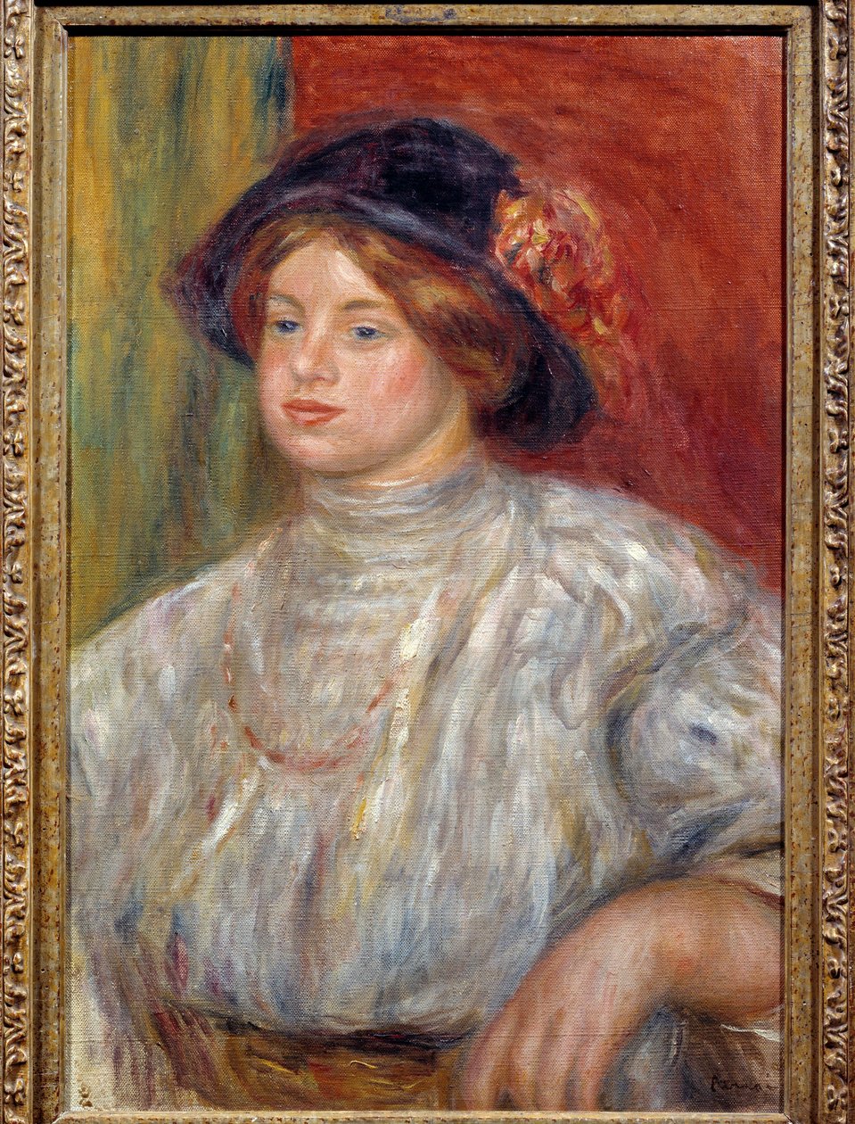 كانت صورة غابرييل أو فاتحة "" غابرييل رينارد (1879-1959) ممرضة جان رينوار (1894-1979) ، نجل الرسام. لوحة بيير أوغست رينوار (1841-1919) بواسطة بيير أوغست رينوار