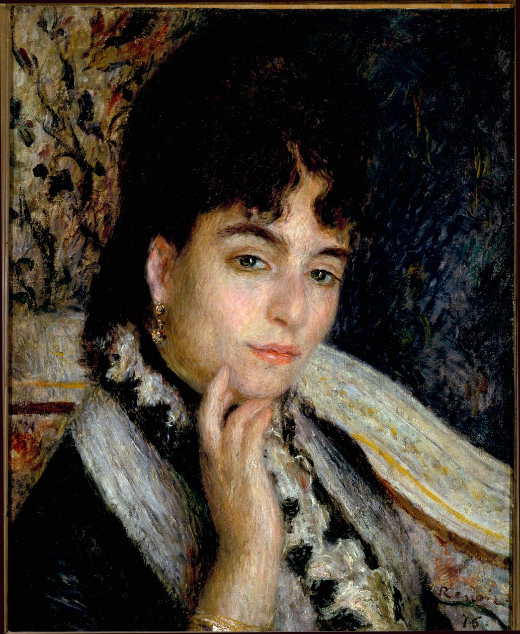 Portrait of Madame Alphonse Daudet (oil on canvas بواسطة بيير أوغست رينوار