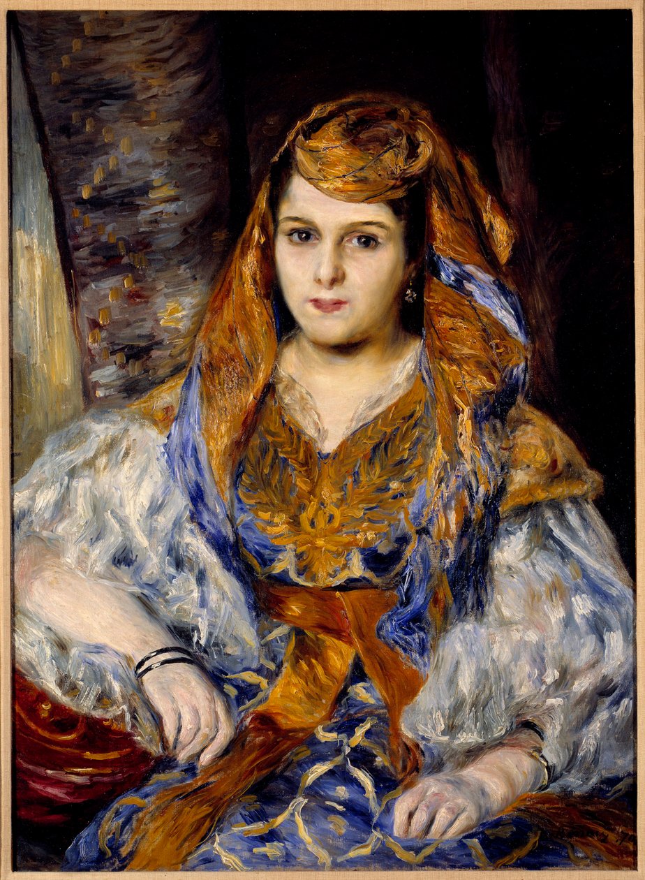 تسمى صورة مدام كليمنتين ستورا اللوحة الجزائرية بقلم بيير أوغست رينوار (1841-1919) 1870 صن. 0،59x0،84 م سان فرانسيسكو ، متحف الفنون الجميلة بواسطة بيير أوغست رينوار