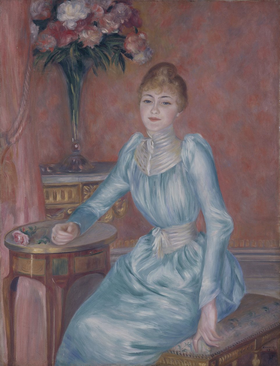 صورة مدام دي بونيير Henriette Arnaud-Gentil ، Gräfin de Bonnières بواسطة بيير أوغست رينوار