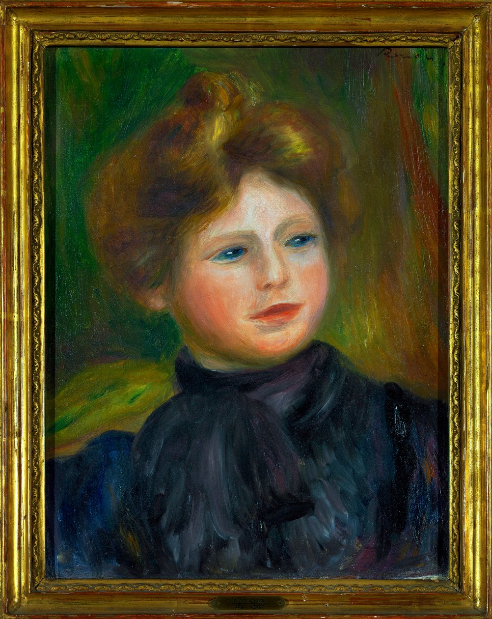 صورة لامرأة رسم بيير أوغست رينوار (1841-1919) 1916 قاتمة 0.35 × 0.27 م متحف اللوفر في باريس إشارة إلزامية: التبرع هيلين وفيكتور ليون بواسطة بيير أوغست رينوار
