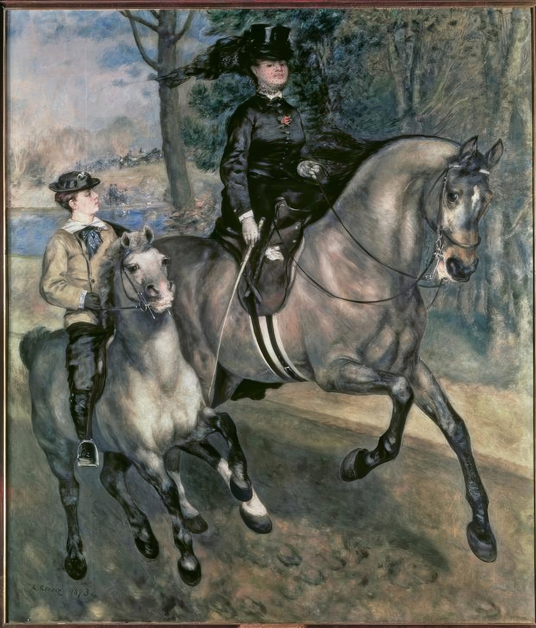 متسابق في Bois de Boulogne بواسطة بيير أوغست رينوار