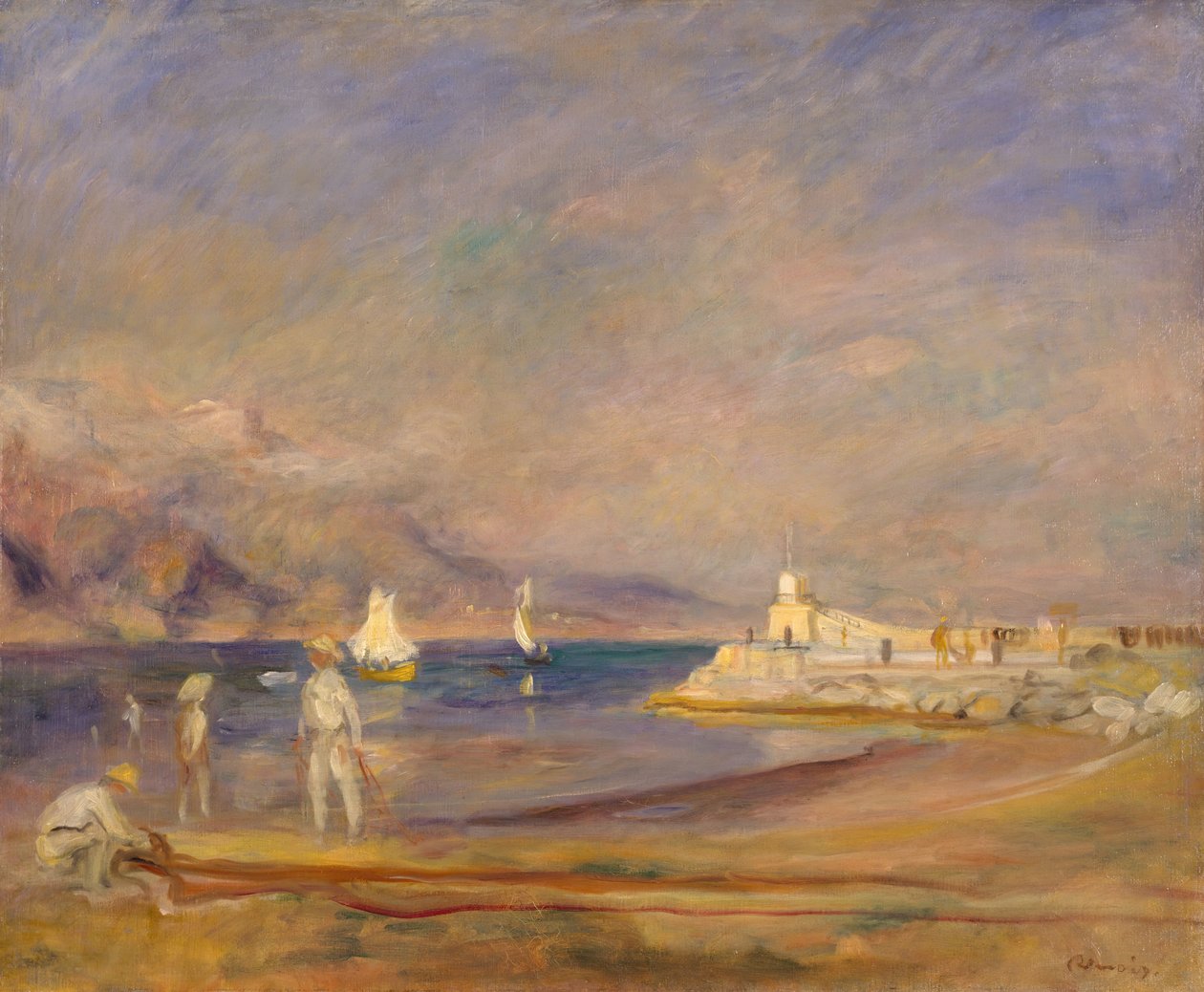 سانت تروبيز ، فرنسا ، 1898-1900. بواسطة بيير أوغست رينوار