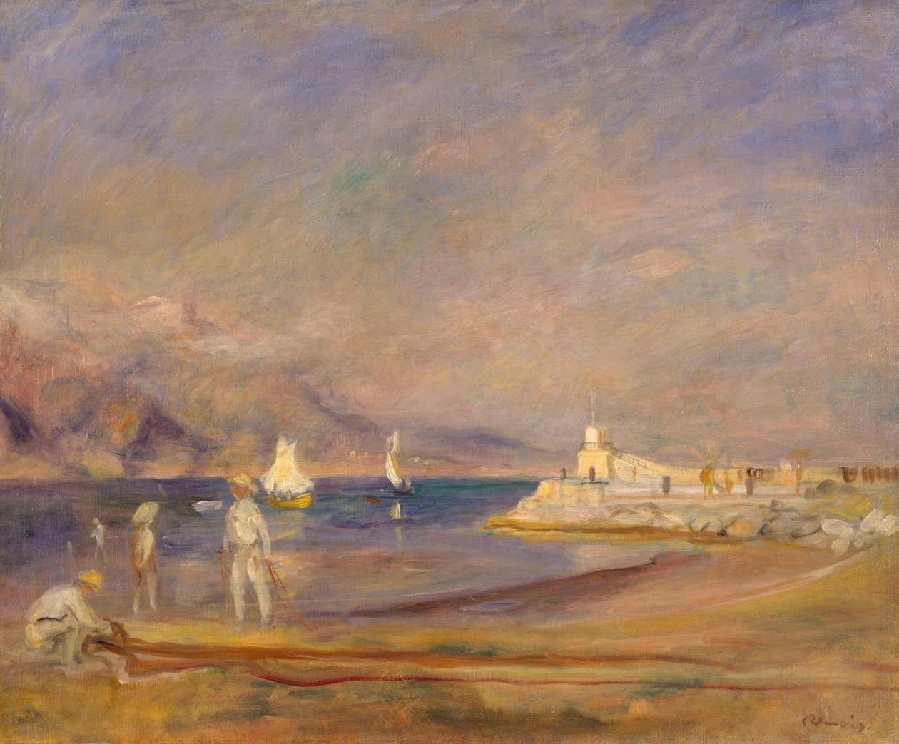 سانت تروبيه ، فرنسا ، 1898-1900 بواسطة بيير أوغست رينوار