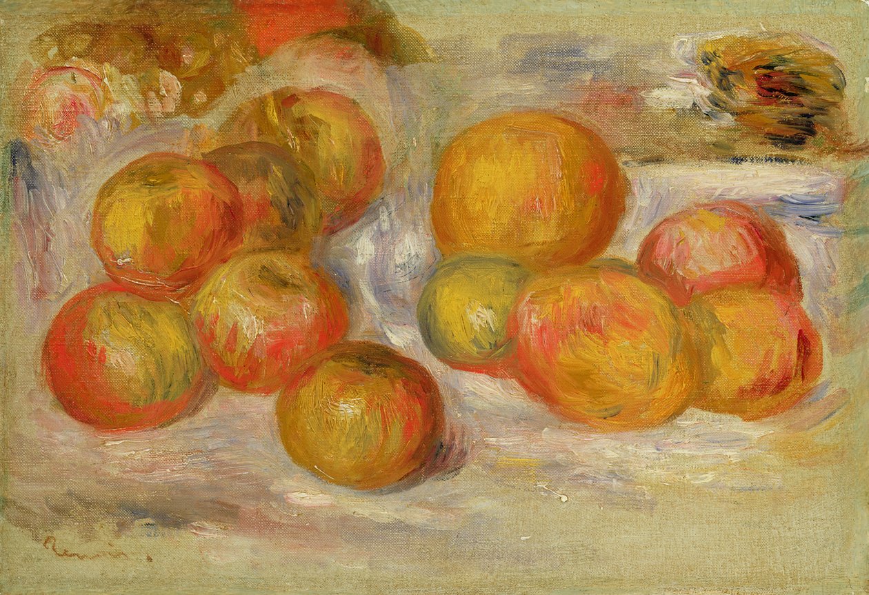 الحياة الساكنة مع التفاح ، c.1898 بواسطة بيير أوغست رينوار