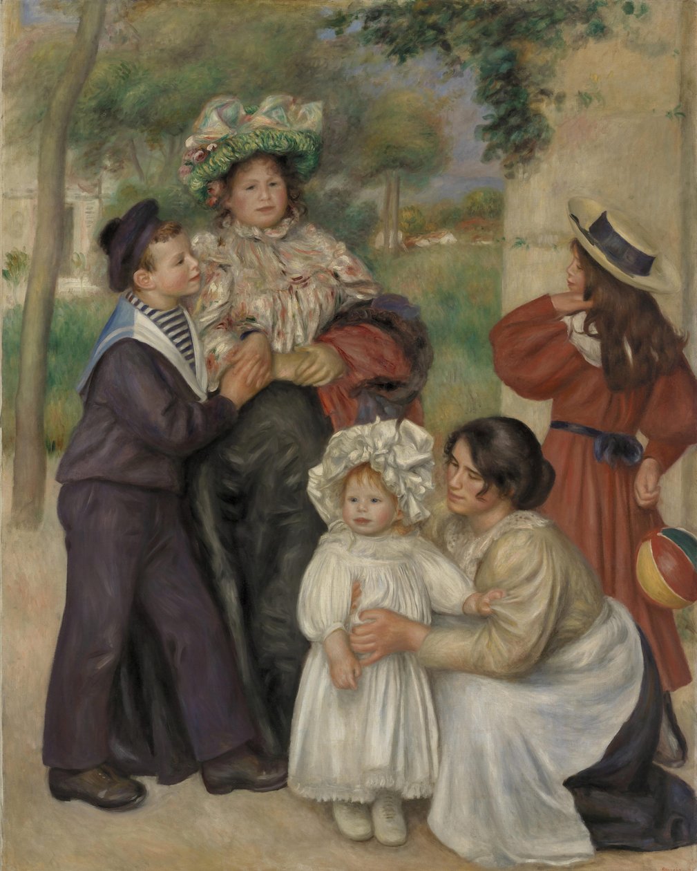 عائلة الفنانين La Famille de lartiste ، 1896. بواسطة بيير أوغست رينوار