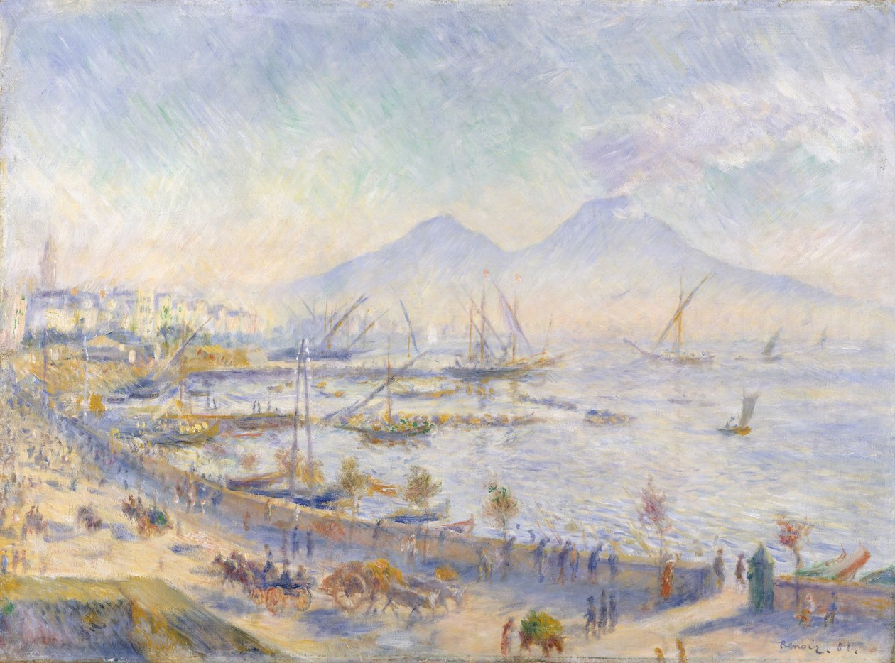 خليج نابولي 1881 بواسطة بيير أوغست رينوار