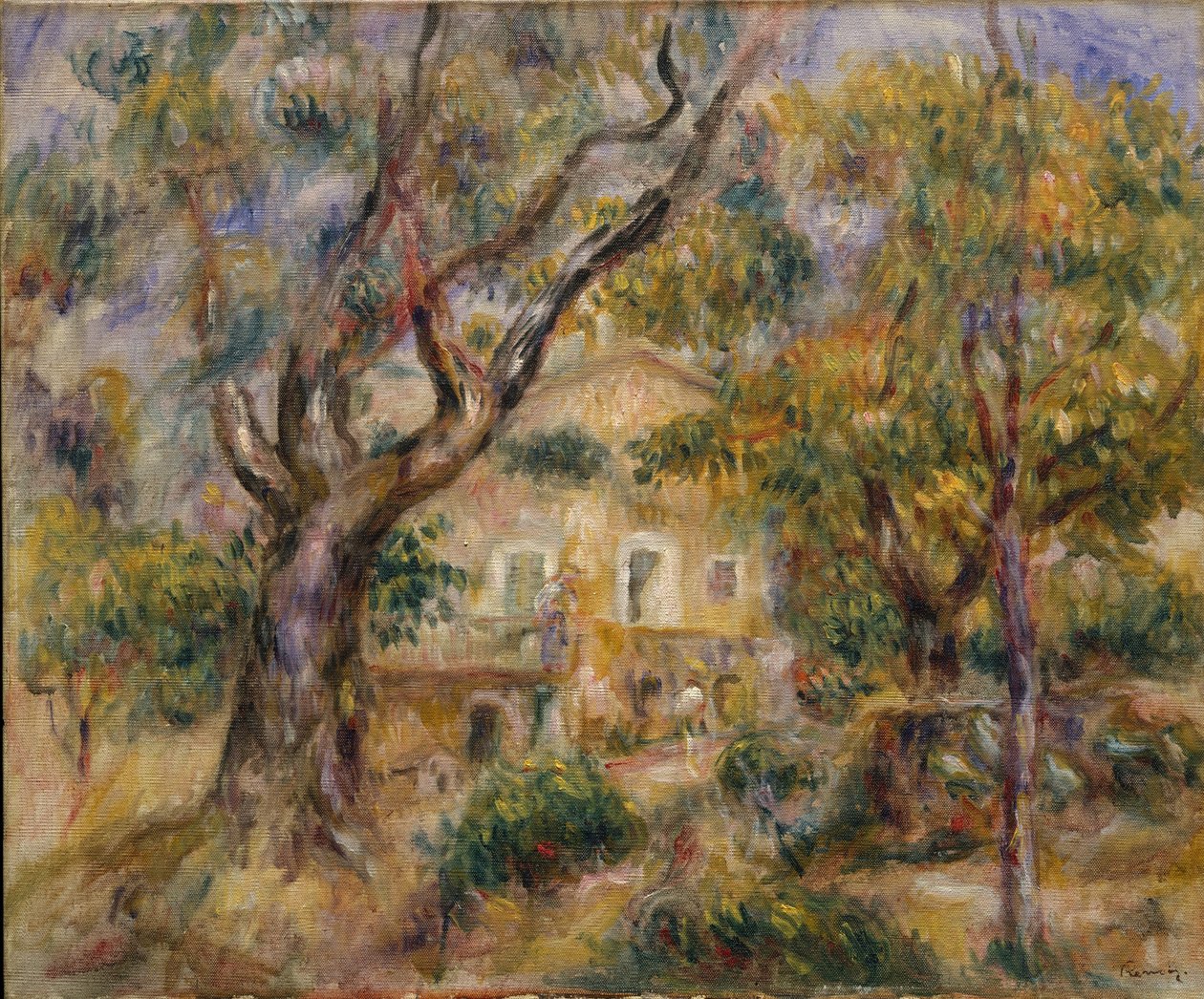 المزرعة في Les Collettes ، Cagnes ، 1908-14 بواسطة بيير أوغست رينوار