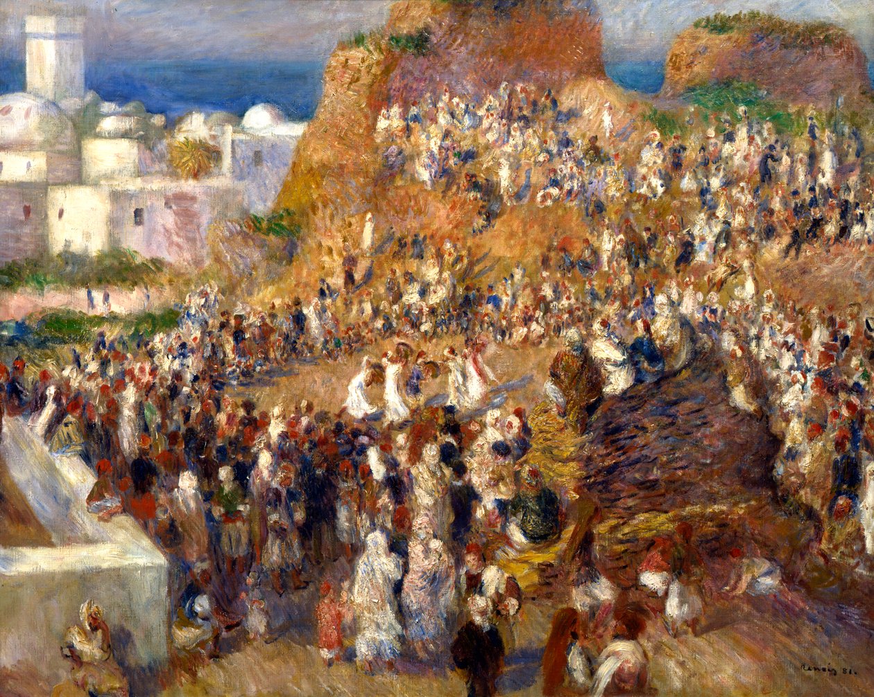 المسجد أو المهرجان العربي 1881 بواسطة بيير أوغست رينوار