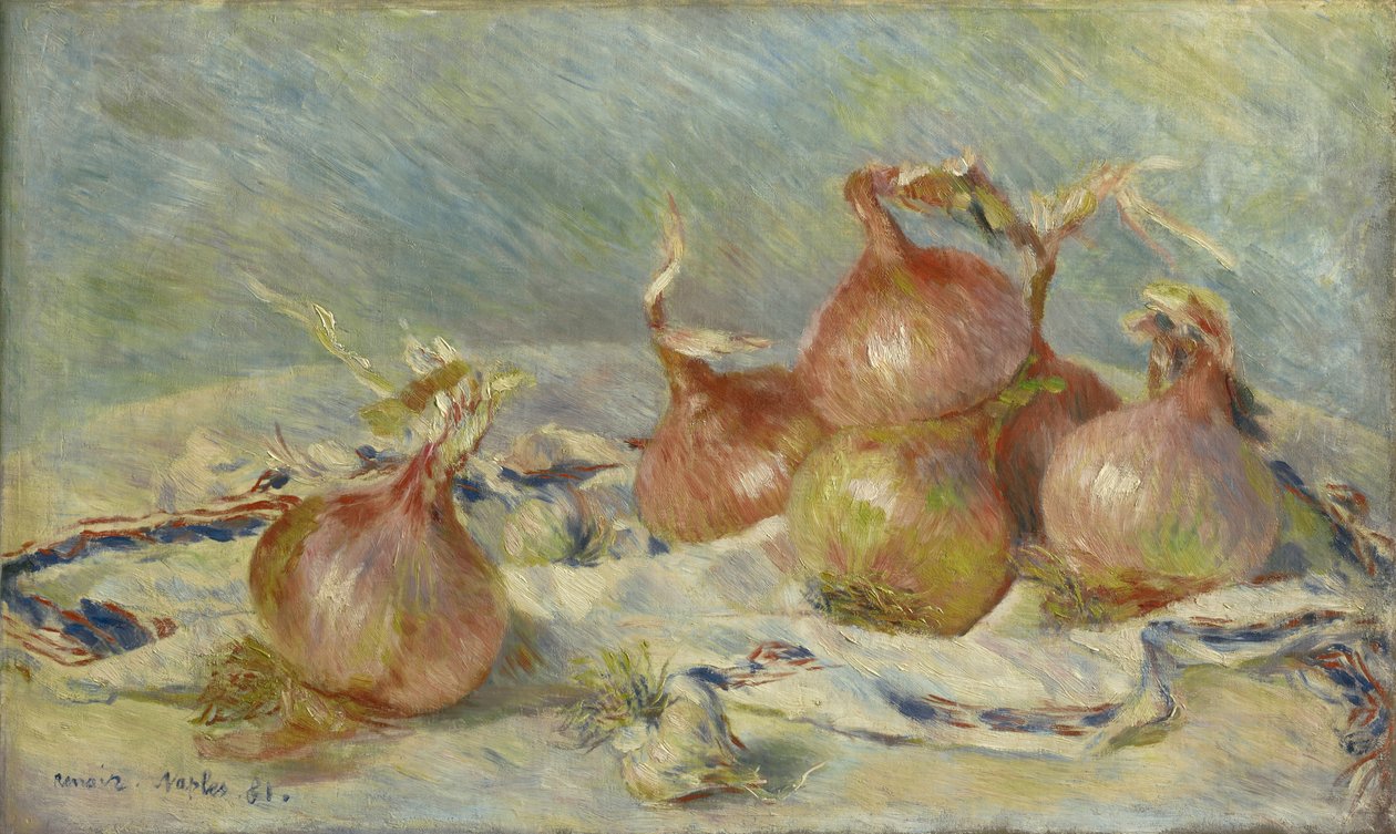 البصل 1881 بواسطة بيير أوغست رينوار
