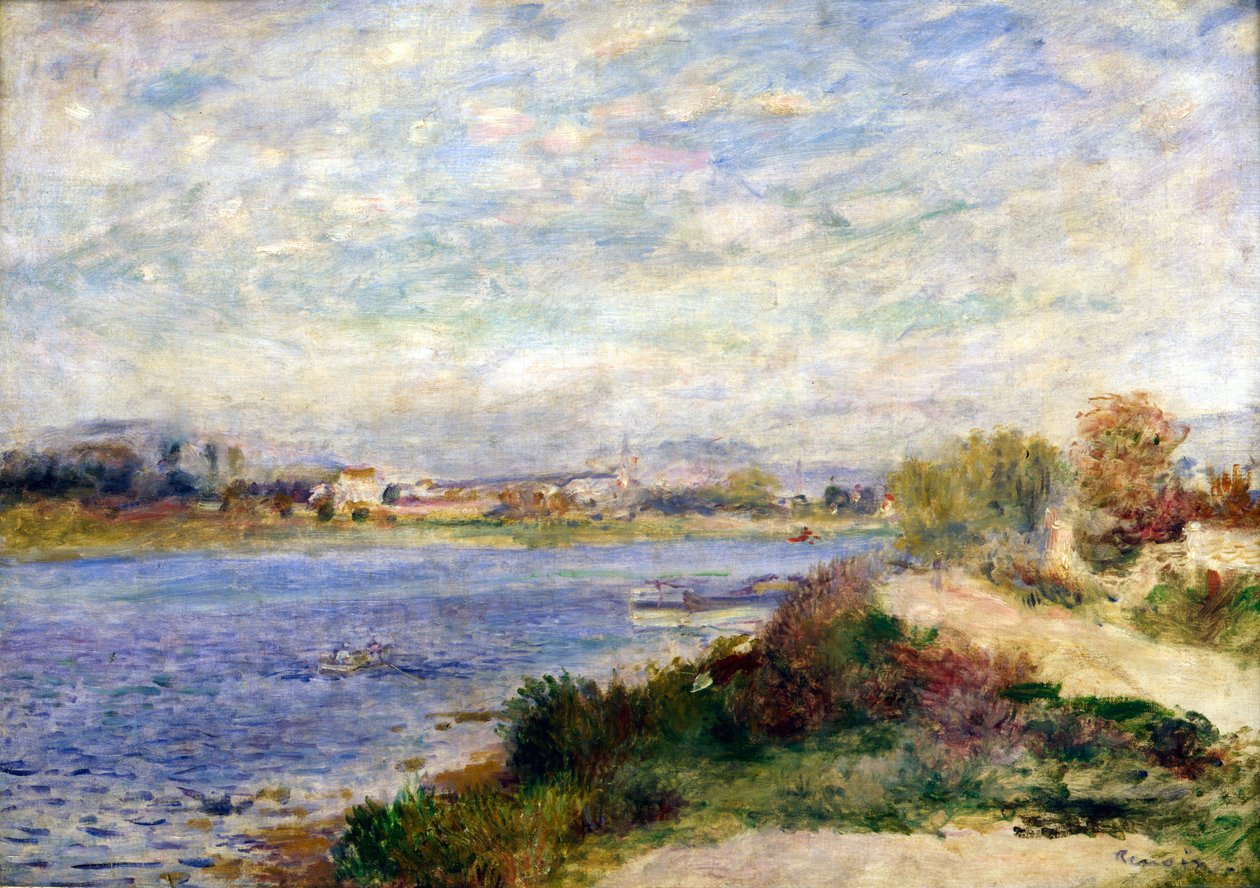 السين في Argenteuil ، c1883 بواسطة بيير أوغست رينوار
