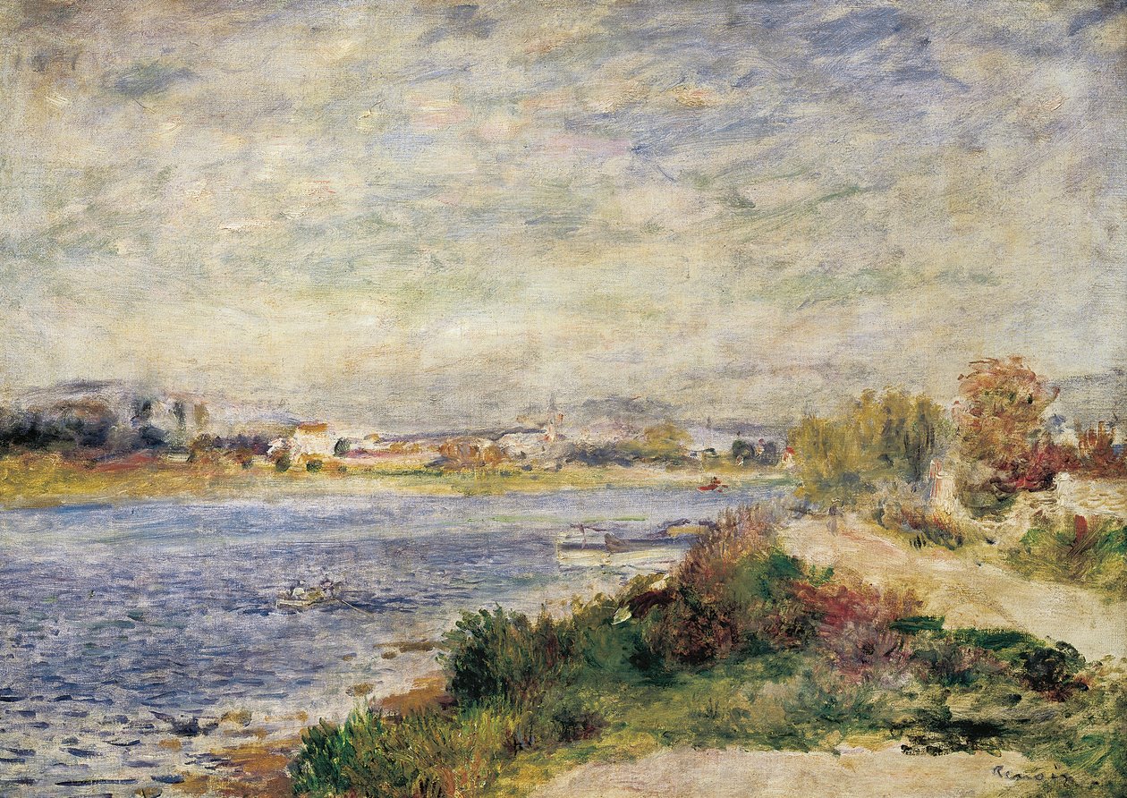 نهر السين في Argenteuil ، بقلم بيير أوغست رينوار بواسطة بيير أوغست رينوار