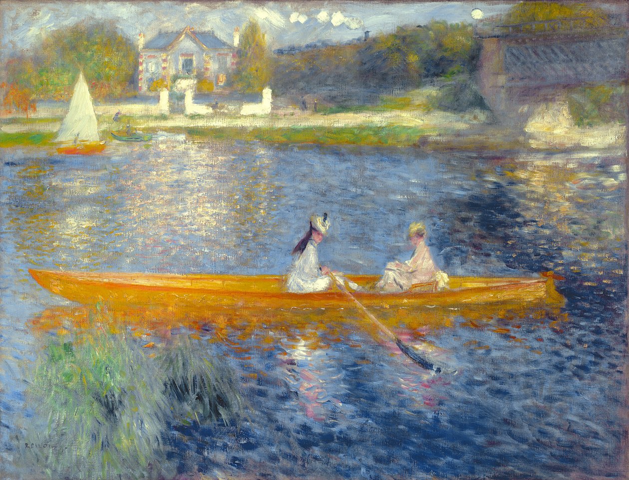 The Skiff (La Yole) ، 1875 بواسطة بيير أوغست رينوار
