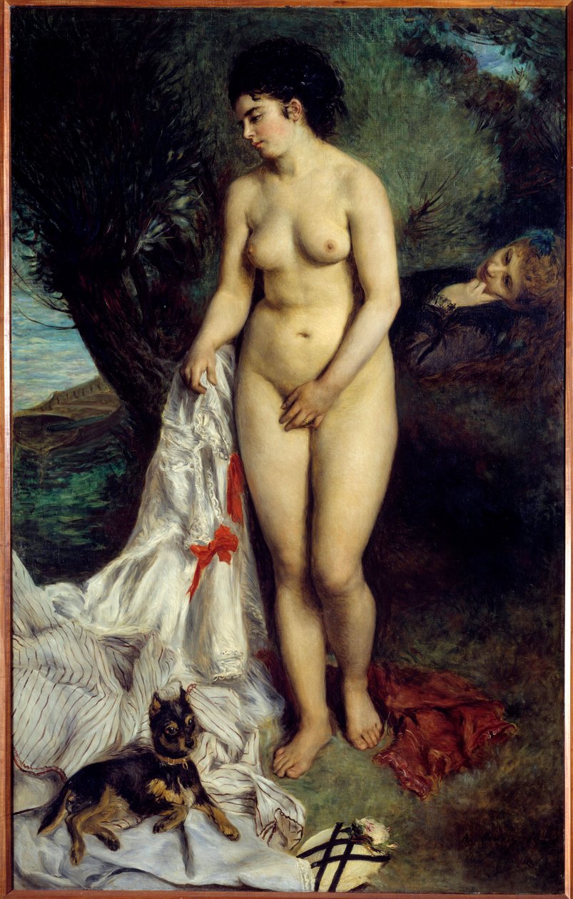 مستحم غريفون. لوحة بيير أوغست رينوار (1841-1919) بواسطة بيير أوغست رينوار