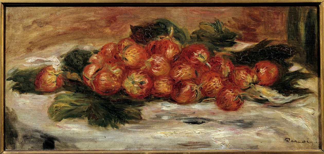 الفراولة. لوحة بيير أوغست رينوار (1841-1919) بواسطة بيير أوغست رينوار