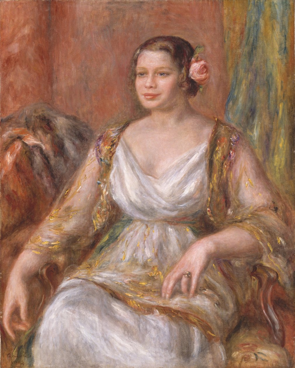 تيلا دوريو Ottilie Godeffroy ، 1880-1971 ، 1914. بواسطة بيير أوغست رينوار