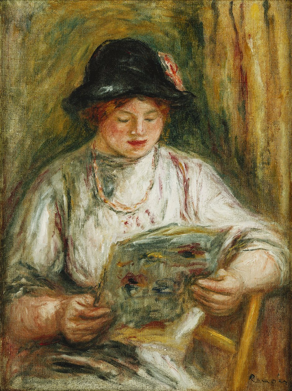 قراءة المرأة؛ قراءة المرأة ، ج .1910-12 بواسطة بيير أوغست رينوار
