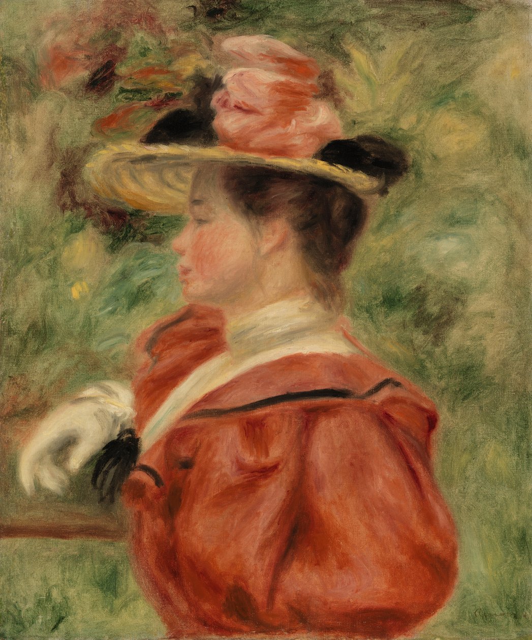 امرأة مع قفاز (Femme au gant) بواسطة بيير أوغست رينوار