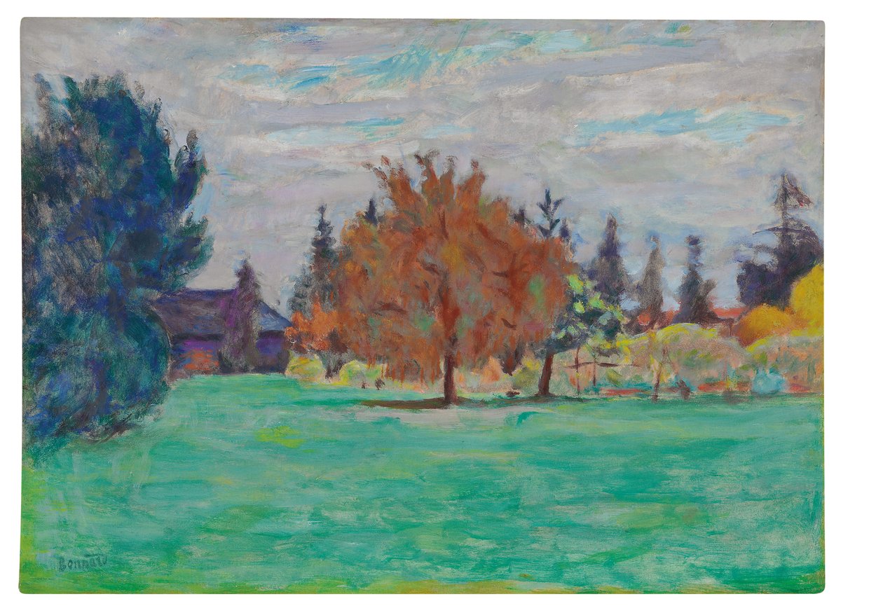Yellow Tree ، Le Cos au Grand-Lemps ، حوالي عام 1913 (زيت على ورق موضوع على قماش) بواسطة بيير بونارد