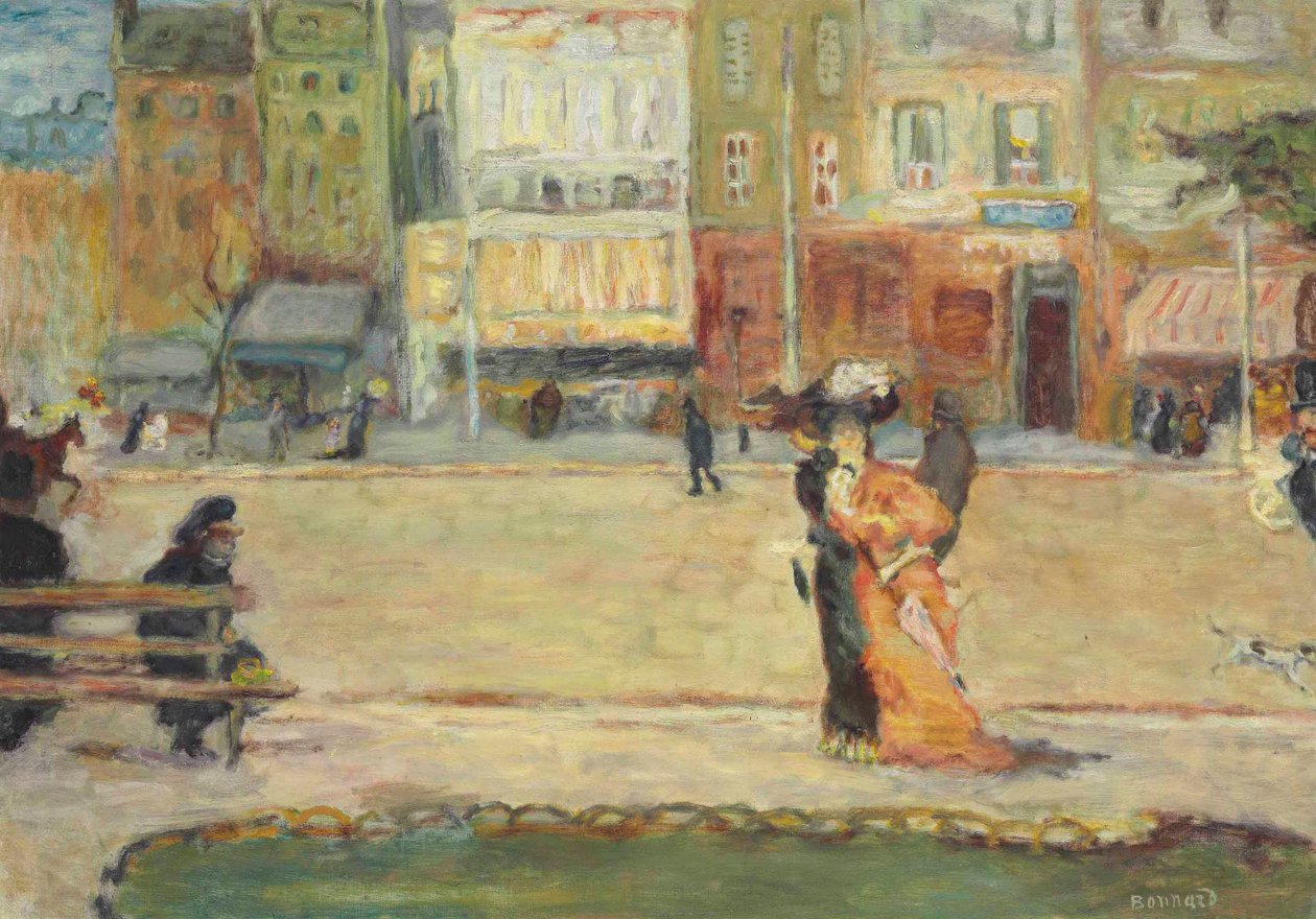 Boulevard de Clichy أو مشهد الشارع في باريس بواسطة بيير بونارد