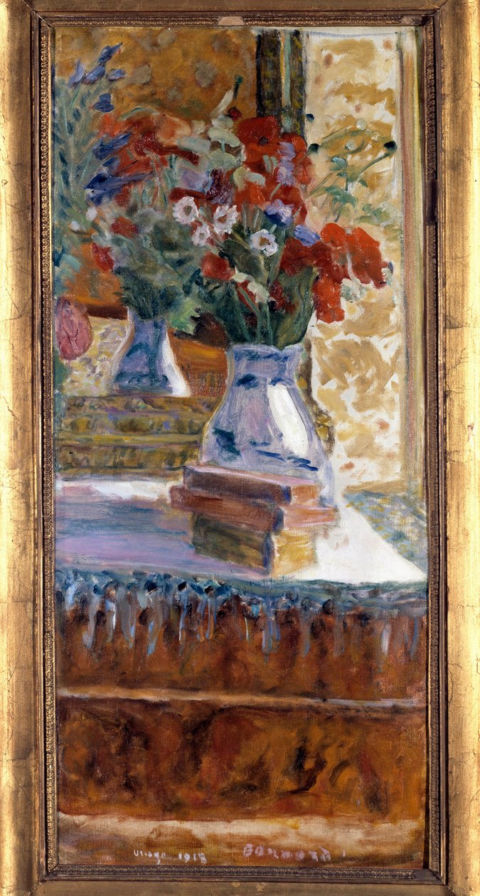 باقة من الخشخاش رسم بيير بونارد (1867-1947). 1918. خافت. 0.72 × 0.325 م. بيسانكون ، متحف الفنون الجميلة بواسطة بيير بونارد