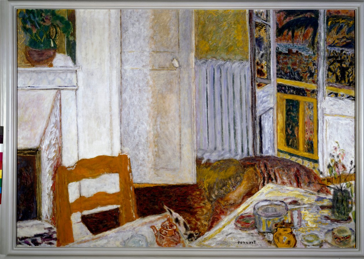 لوحة بيضاء داخلية لبيير بونارد (1867-1947) 1932 مقاس 0.1x0.15 م غرونوبل ، متحف الفنون الجميلة بواسطة بيير بونارد