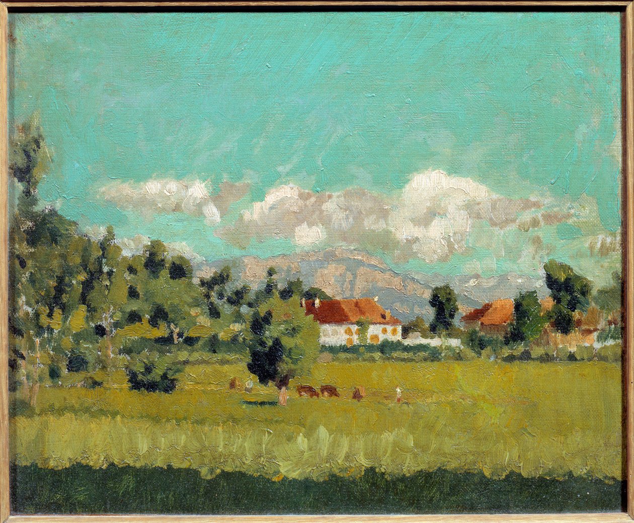منظر طبيعي من لوحة دوفين بقلم بيير بونارد (1867-1947) 1888 صن. 0،19 × 0،29 م مجموعة خاصة بواسطة بيير بونارد