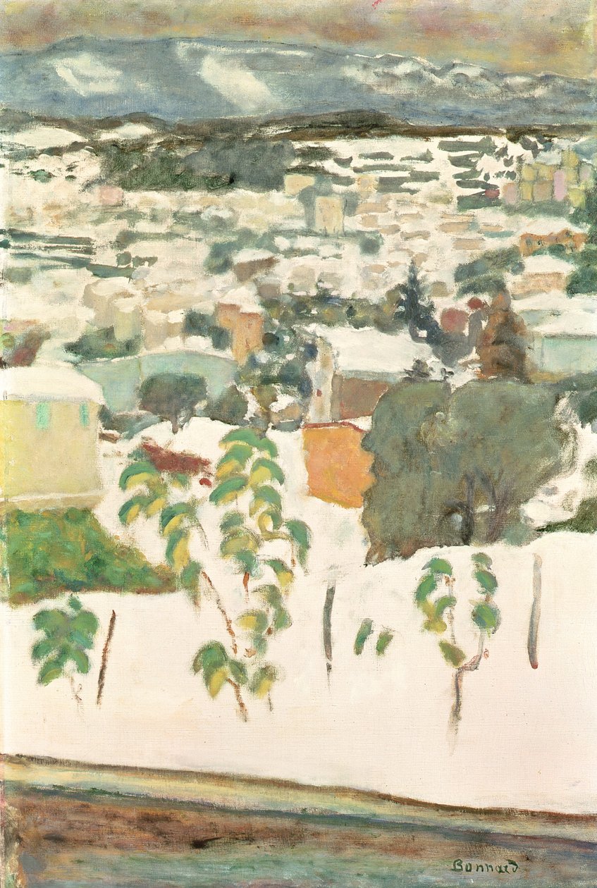 Le Cannet in the Snow ، حوالي عام 1927 (زيت على قماش) بواسطة بيير بونارد