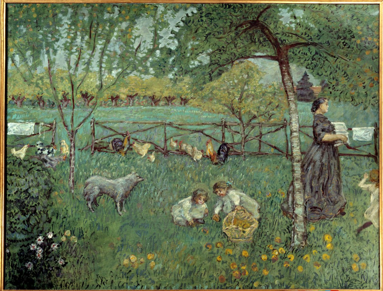 لو غراند جاردين لوحة لبيير بونارد (1867-1947) 1894 صن. 1.68x2.2 م باريس ، متحف أورسيه بواسطة بيير بونارد