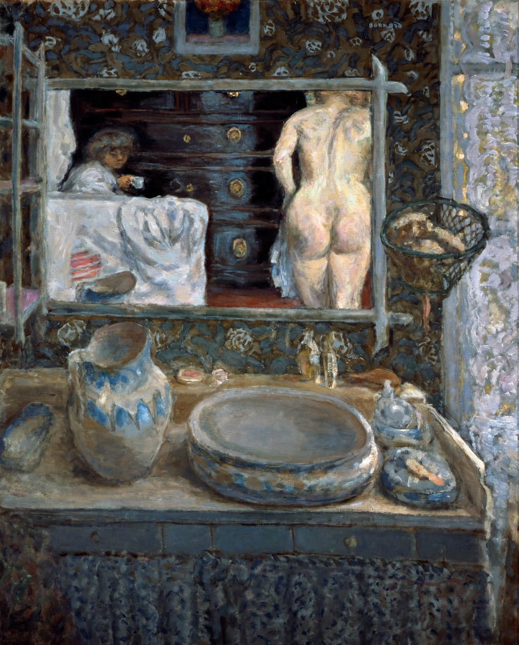 مرآة فوق مغسلة ، 1908. بواسطة بيير بونارد