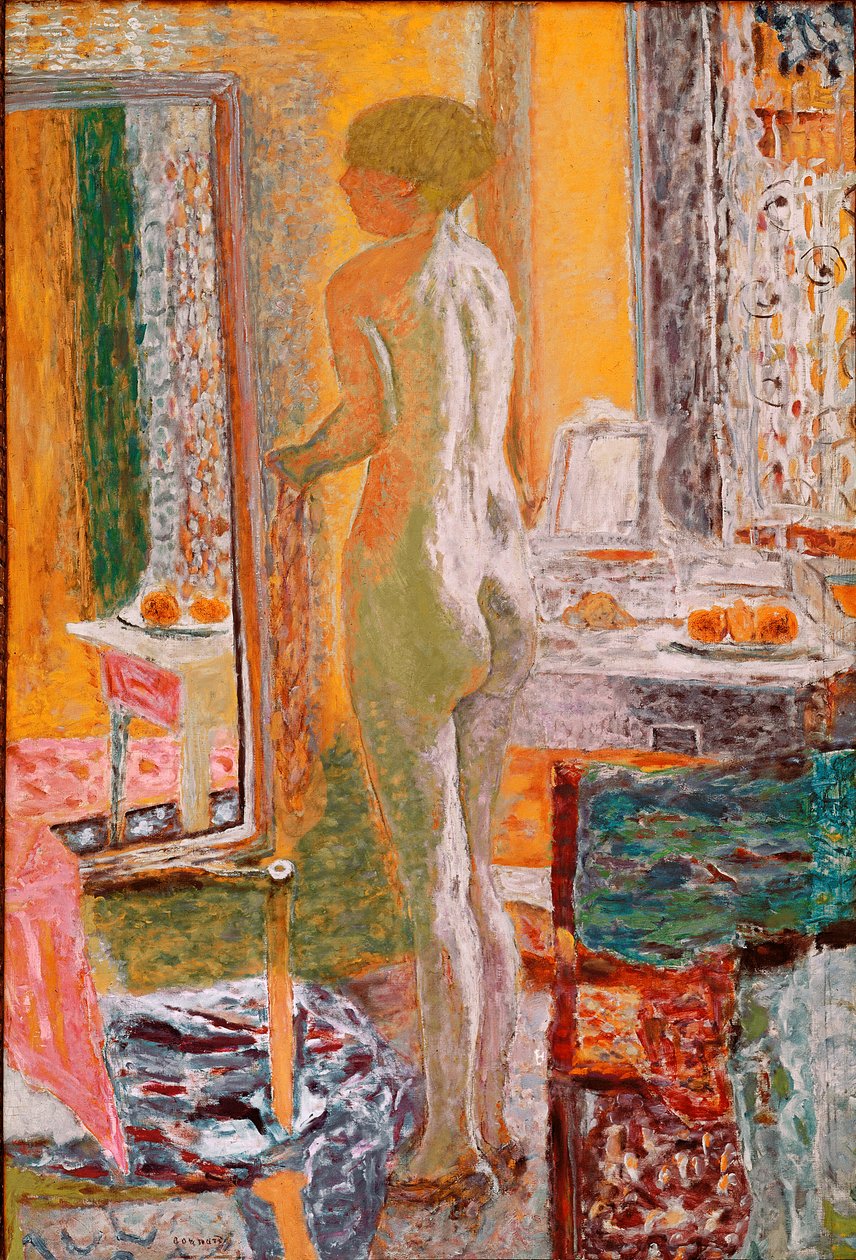 عارية أمام الجليد لوحة لبيير بونارد (1867-1947) 1933 خافت. 152 × 102 سم فينيسيا ، جاليريا دارت موديرنا بواسطة بيير بونارد