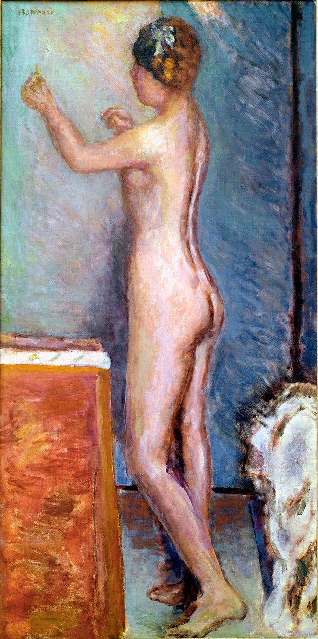 لوحة عارية على خلفية زرقاء لبيير بونارد (1867-1947) 1915 سولوتورن ، مجموعة سيلفان كوشر بواسطة بيير بونارد