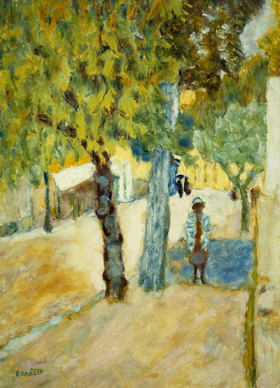 الناس في الشارع. Personnages dans la Rue ، حوالي عام 1925 (زيت على قماش) بواسطة بيير بونارد