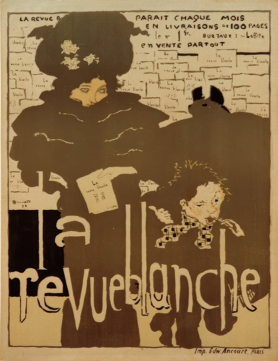 بيير بونارد ، La Revue Blanche - Plakat بواسطة بيير بونارد