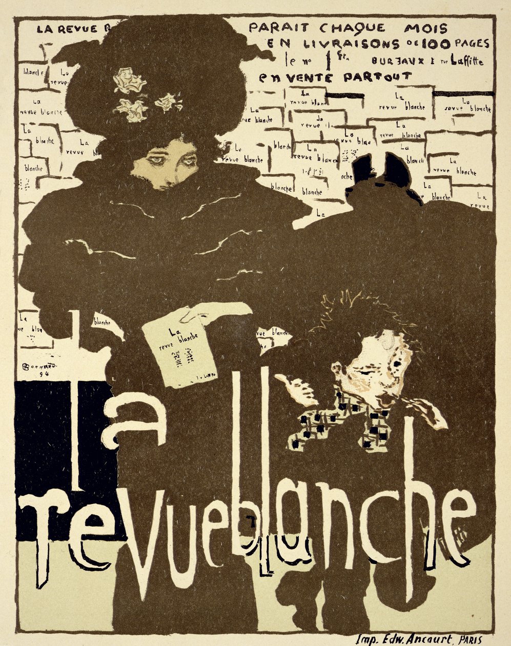 استنساخ ملصق إعلاني "La Revue Blanche" بواسطة بيير بونارد