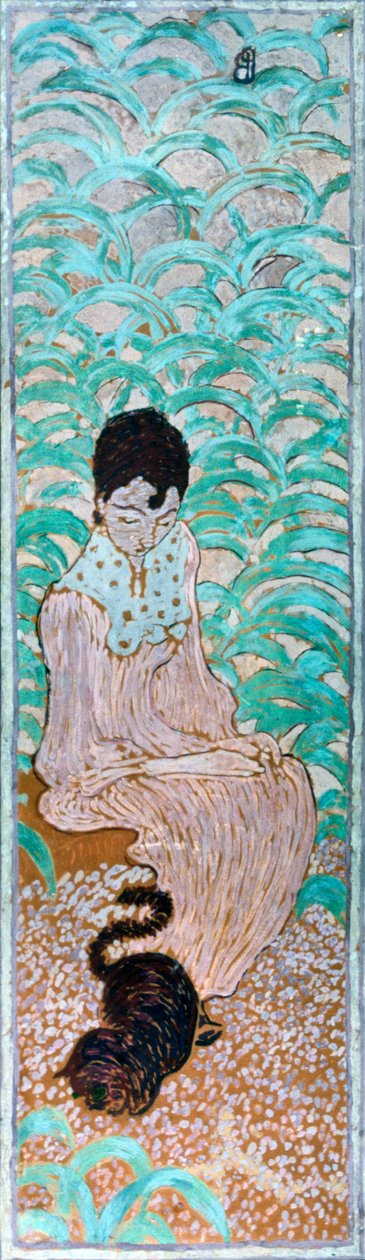 امرأة جالسة مع قطة ، 1891. بواسطة بيير بونارد