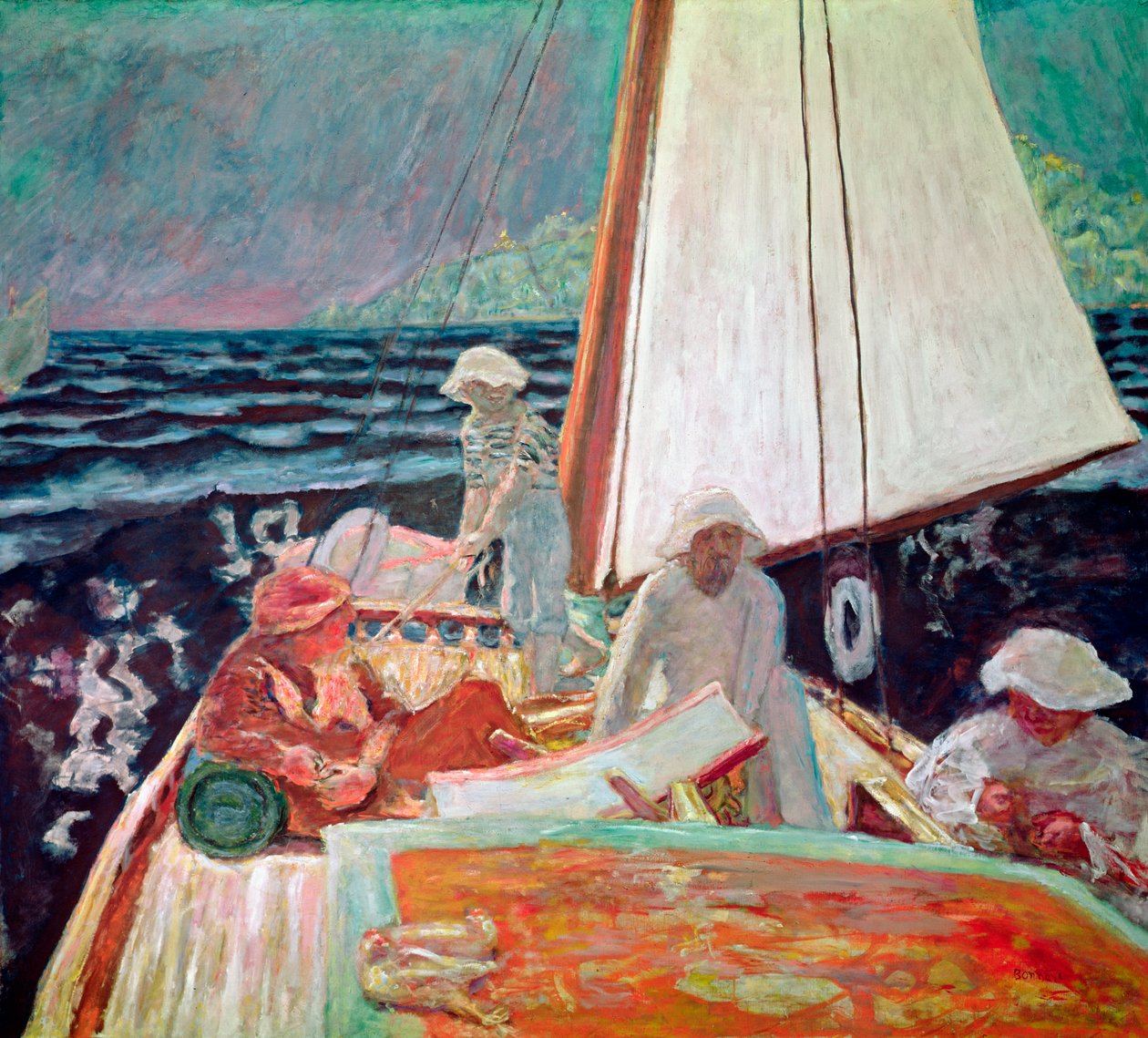 Signac وأصدقائه الإبحار ، 1924-25 بواسطة بيير بونارد