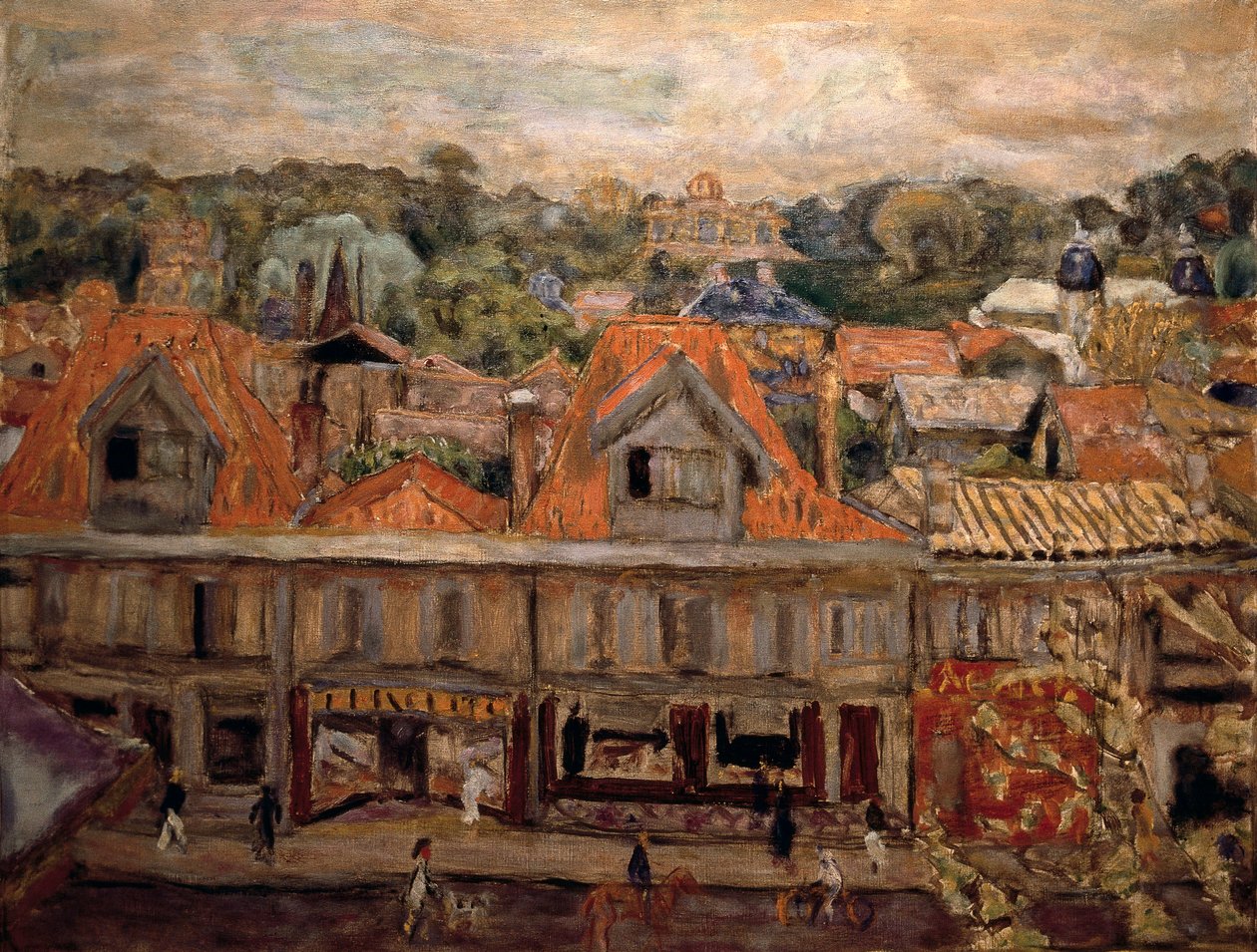 شارع في Arcachon. 1930 (زيت على قماش) بواسطة بيير بونارد