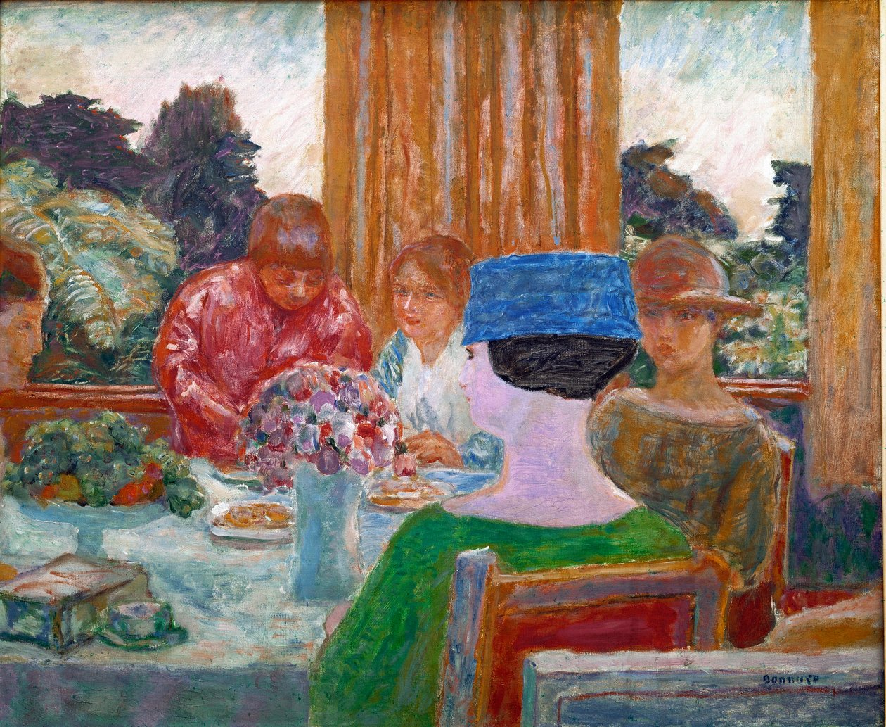 القبعة الزرقاء الصغيرة لوحة لبيير بونارد (1867-1947) 1917 خافت. 66x79 سم باريس ، فينترتور ، مجموعة خاصة بواسطة بيير بونارد