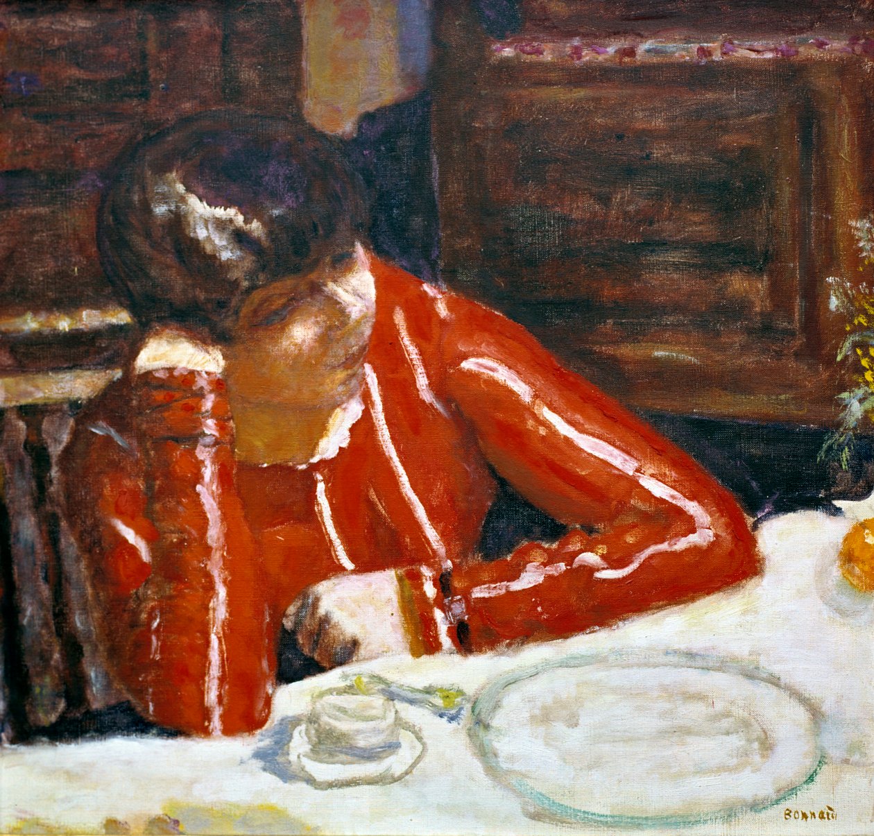 امرأة في قمة حمراء ، c1920 بواسطة بيير بونارد