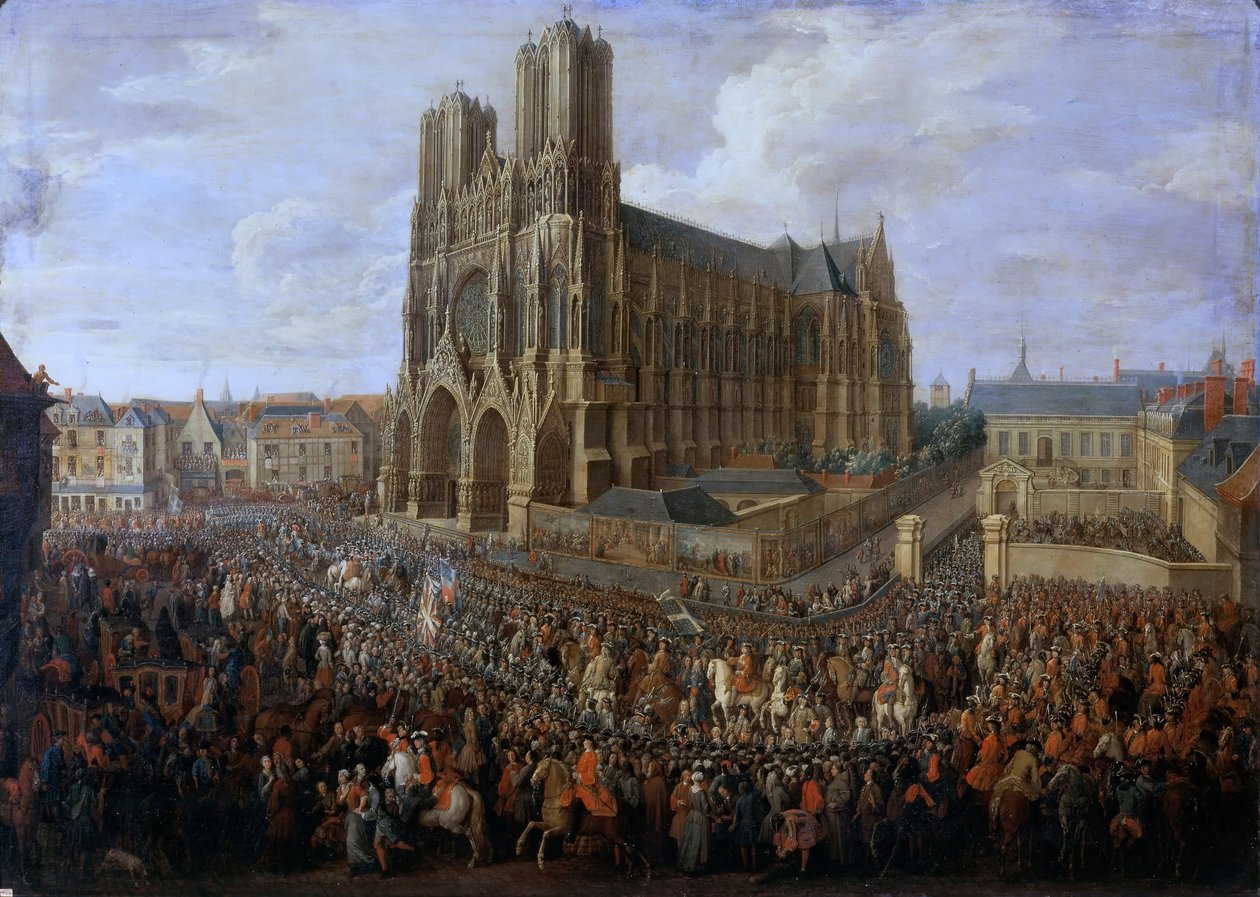 Cavalcade of Louis XV بعد تتويجه ، 26 أكتوبر 1722 بواسطة بيير دينيس الثاني مارتن
