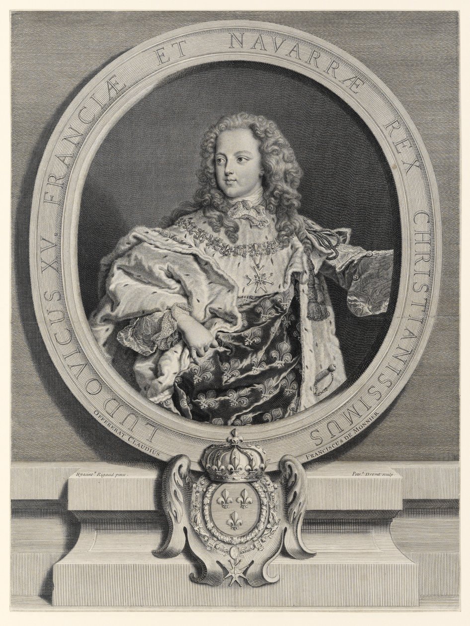 لويس الخامس عشر ملك فرنسا (1710-1774) بواسطة بيير دريفيت