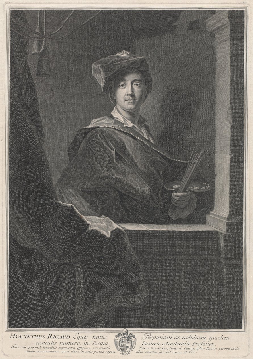 Hyacinthe Rigaud بواسطة بيير دريفيت ، بعد Hyacinthe Rigaud