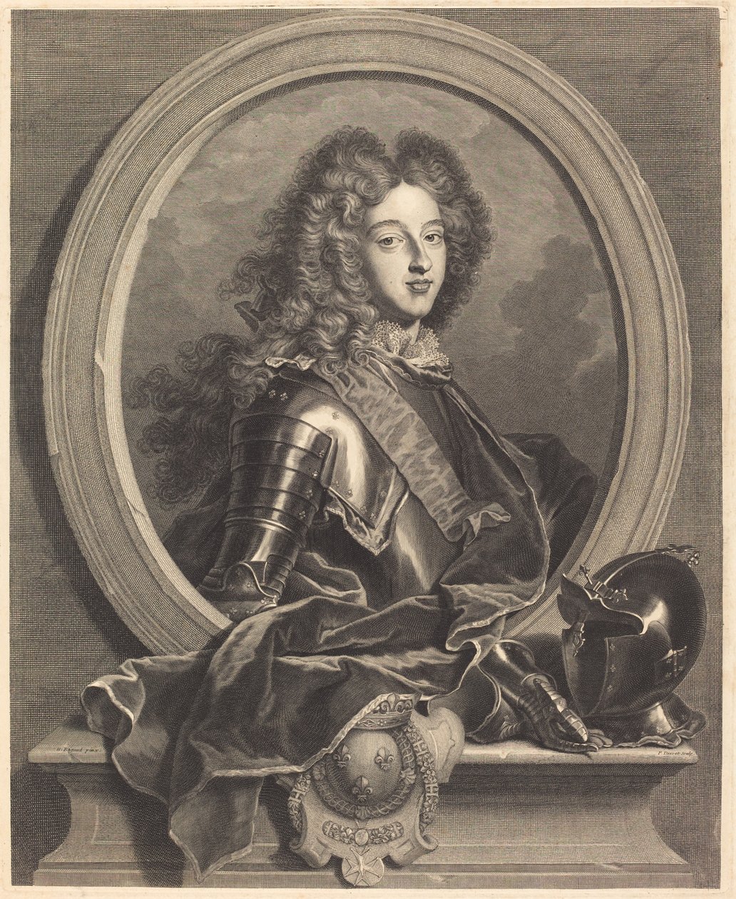 لويس من فرنسا دوق بورغندي بواسطة بيير دريفيت بعد Hyacinthe Rigaud