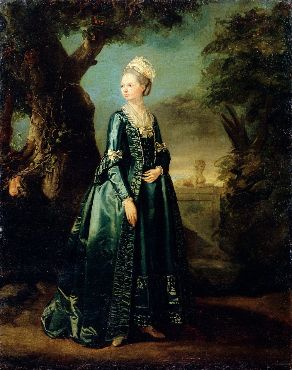 سيدة في حديقة صورة لدوقة جراند ناتاليا ، c1773-c1776 بواسطة بيير إتيان فالكونيت